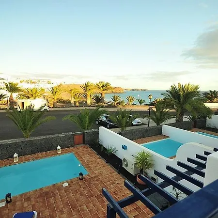 Coloradas Irene - Fantastic Duplex With Private Heated Pool In 1st Line Beach Villa